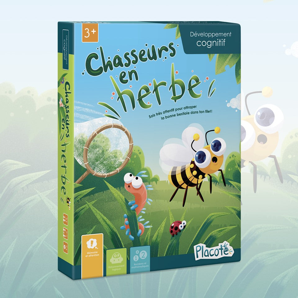 Placote Chasseurs en herbe Jouets Placote : Jeux de langage   