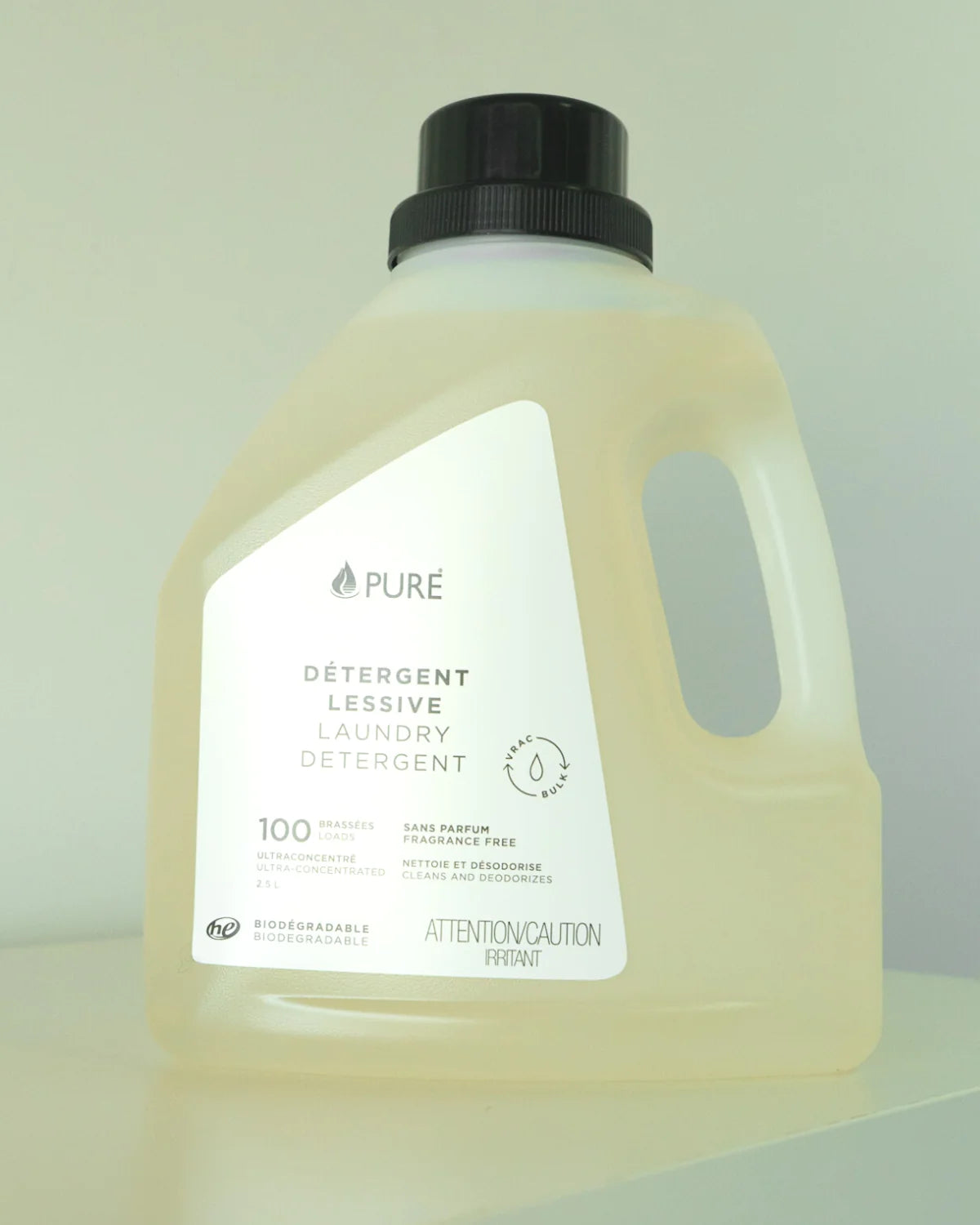 Pure Détergent à lessive Maison Pure Sans parfum 2.5L  