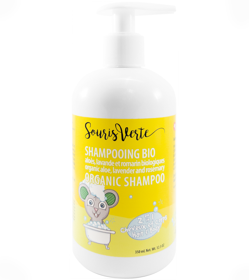 Souris Verte Shampoing Bio cheveux et corps 2 en 1 Soins corporels Souris Verte 350ml  